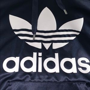 Satin adidas navy women hoodie